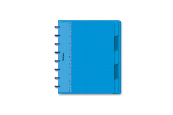 Carnet - Cahier d'écriture - Aquarelle - Wit - Blauw - Carnet - Format A5 -  Bloc-notes