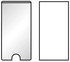 3L Label Holders Sichtfenster selbstklebend, 75x150mm 3 Stk., 510350