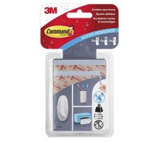 3M Command Strips impermable ass. 16 pcs., W17200