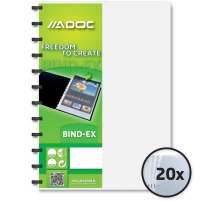 ADOC Sichtbuch A4 transparent, 5822.11