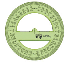 ARDA Kreislineal Elastika 12cm Hellgrn transparent, 3446