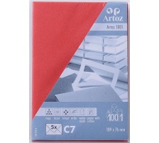 ARTOZ Enveloppes 1001 C7 100g, rouge 5 pcs., 107134185