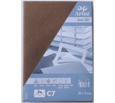 ARTOZ Enveloppes 1001 C7 100g, brun 5 pcs., 107134186