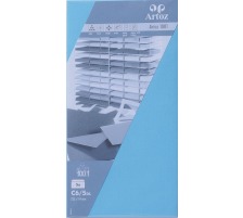 ARTOZ Enveloppes 1001 C6/5 100g, azur 5 pcs., 107294183