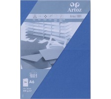 ARTOZ Cartes 1001 A6 220g, bleu 5 feuilles, 107322264