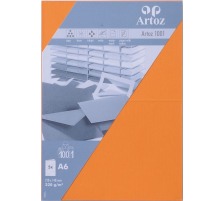 ARTOZ Karten 1001 A6 220g, orange 5 Blatt, 107322265