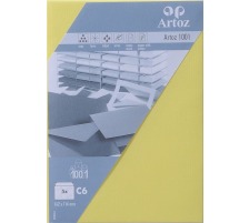 ARTOZ Enveloppes 1001 C6 100g, jaune soleil 5 pcs., 107324182