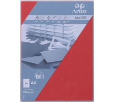 ARTOZ Karten 1001 A6 220g, rot 5 Blatt, 107326145