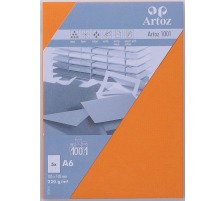 ARTOZ Karten 1001 A6 220g, orange 5 Blatt, 107326145