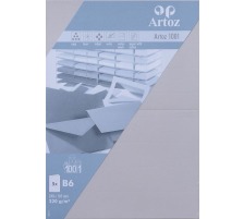 ARTOZ Karten 1001 B6 220g, grau 5 Blatt, 107362262