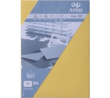 ARTOZ Enveloppes 1001 B6 100/220g, jaune 5 feuilles, 107364182