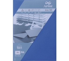 ARTOZ Enveloppes 1001 B6 100/220g, bleu 5 feuilles, 107364184