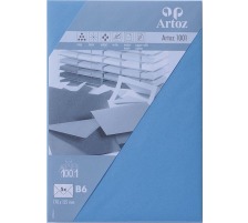 ARTOZ Enveloppes 1001 B6 100/220g, bleu 5 feuilles, 107364184