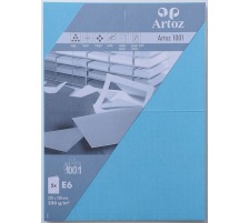 ARTOZ Cartes 1001 E6 220g, azur 5 pcs., 107372263