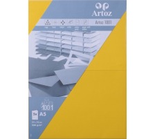 ARTOZ Cartes 1001 A5 220g, jaune 5 feuilles, 107392262