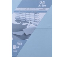 ARTOZ Cartes 1001 A5 220g, bleu 5 feuilles, 107392264