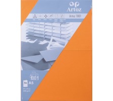 ARTOZ Cartes 1001 A5 220g, orange 5 feuilles, 107392265