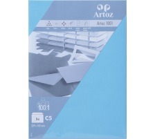 ARTOZ Enveloppes 1001 C5 100g, azur 5 pcs., 107394183