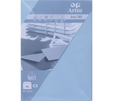 ARTOZ Enveloppes 1001 C5 100g, bleu pastel 5 pcs., 107394184