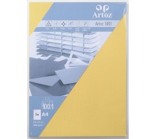 ARTOZ Cartes 1001 A4 220g, jaune 5 feuilles, 107696142