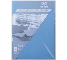 ARTOZ Cartes 1001 A4 220g, bleu 5 feuilles, 107696144