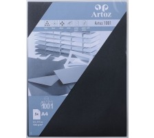 ARTOZ Papier 1001 A4 100g, schwarz 5 Blatt, 107796142