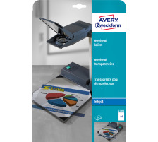 AVERY ZWECKFORM Overhead-Folien A4 Inkjet, 0.11mm 10 Stk., 2503