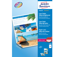 AVERY ZWECKFORM Laser Fotopapier A4 200g, weiss 100 Blatt, 2798Z