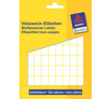 AVERY ZWECKFORM Universaletiketten 18x12mm weiss 1800 Stk./25 Bl., 3312