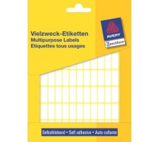 AVERY ZWECKFORM Universaletiketten 20x8mm weiss 2184 Stk./28 Bl., 3317