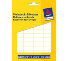 AVERY ZWECKFORM Universal-Etiketten 29x18mm weiss 960 St./30 Bl., 3319