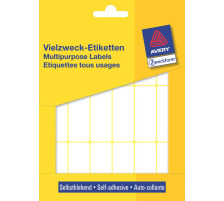 AVERY ZWECKFORM Universal-Etiketten 50x19mm weiss 486 St./27 Bl., 3327