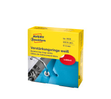 AVERY ZWECKFORM Verstrkungsringe 13mm weiss 500 Stck, 3508