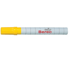 10 X BEREC Whiteboard Marker 1-4mm gelb Klassiker, 952.10.05