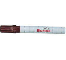 10 X BEREC Whiteboard Marker 1-4mm braun Klassiker, 952.10.07