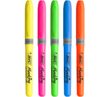 BIC Highlighter Grip ass. 5 Stck, 896055