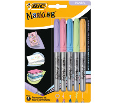 BIC Marker Color Pastel Ink assortiert 5 Stck, 942865