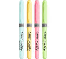 BIC Textmarker Pastel 1.6-3.3mm 4 Farben, 964859