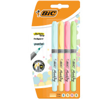 BIC Textmarker Pastel 1.6-3.3mm 4 Farben, 964859