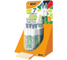 BIC Kugelschreiber 4Colours 0.32mm Velours, 4 Farben 30 Stck, 967278