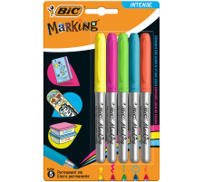 BIC Pemanent Marker Intense 0.8mm 5 Farben, 968410