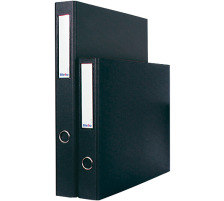 BIELLA Ringbuch Plasti-Quatro 4cm schwarz, 4-Ring, A3, 127344.02