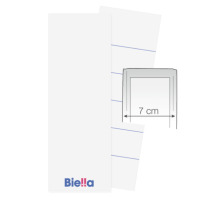 BIELLA Rckenschild Ordner 7cm 25 Stck 51x145mm, 190167.00