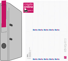 BIELLA Rckenschild Ordner 27x145mm weiss 10 Stck, 19099400