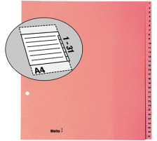 BIELLA Rpertoires carton brun A4 1-31, 19443100