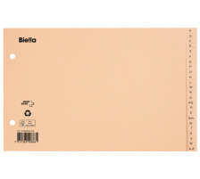 BIELLA Register Karton braun A5 A-Z, 19455400