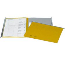 10 X BIELLA Registermappe A4 Set, gelb 25cm, 271430.20