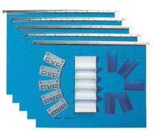 BIELLA Hngemappe-Set blau 5 Stck, 271455.05