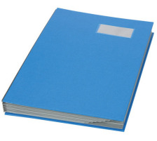 BIELLA Unterschriftenmappe A4 blau, Register 1-10 240x340mm, 341410.05