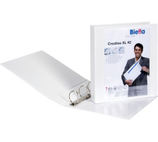 BIELLA Livre prs.Creative XL#2 4.5cm blanc, 4-anneaux A4, 443445.01